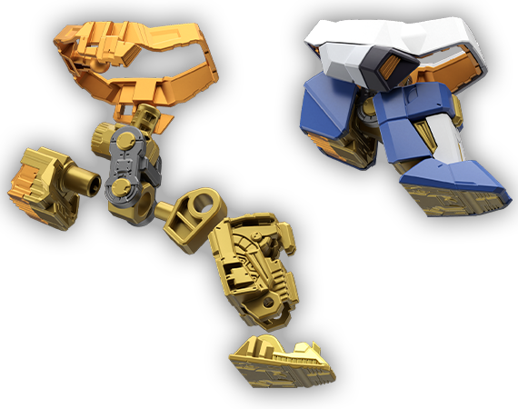 腳掌前端的可動機關