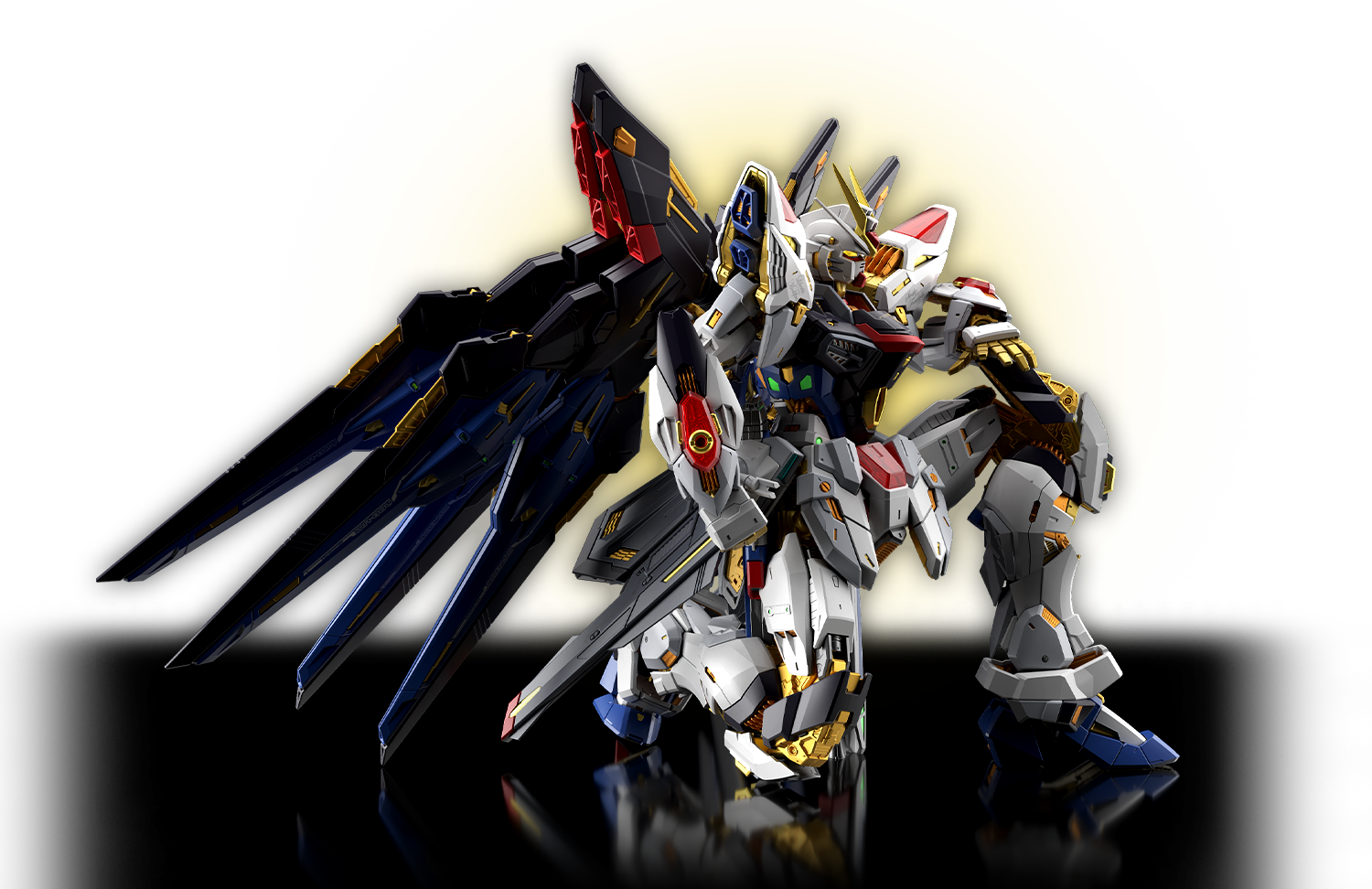 “外裝甲”及“黃金內部框架”的融合從而誕生出來的可動性能與外觀