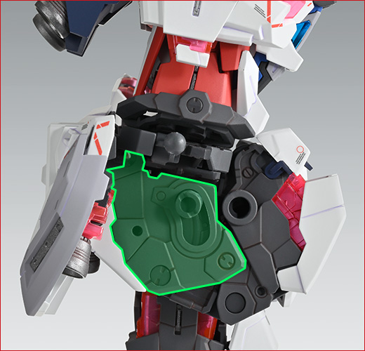 リンク腰部整體可動，重現更加自然的前屈動作