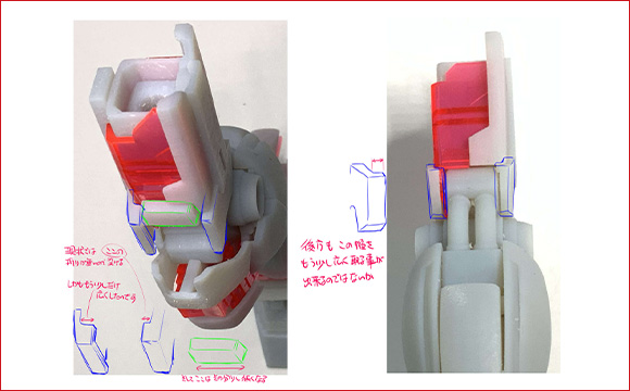 藉由不斷來回監修以提升精細度