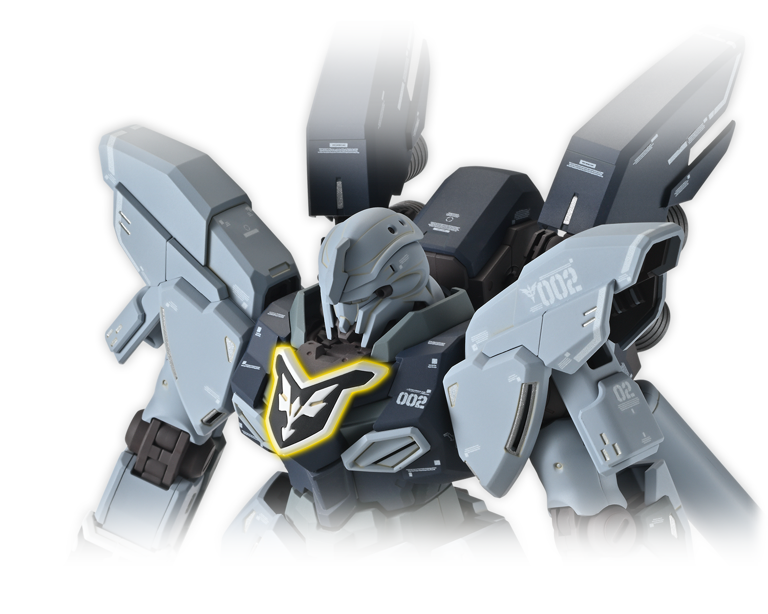 藉部件分割及成型色還原胸部及袖口部分的裝飾