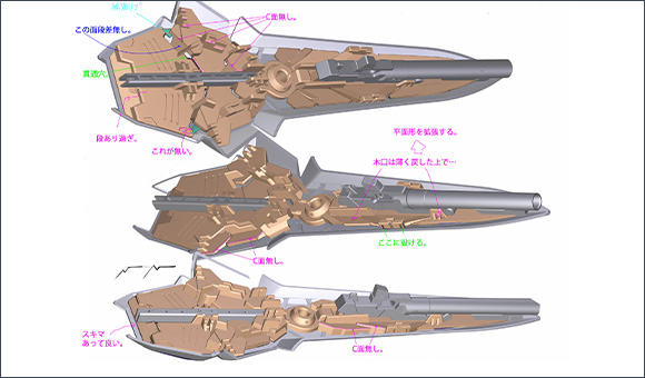 從斧頭替換成鐳射薙刀，裝上護盾！切換組裝機構，樂趣無窮
