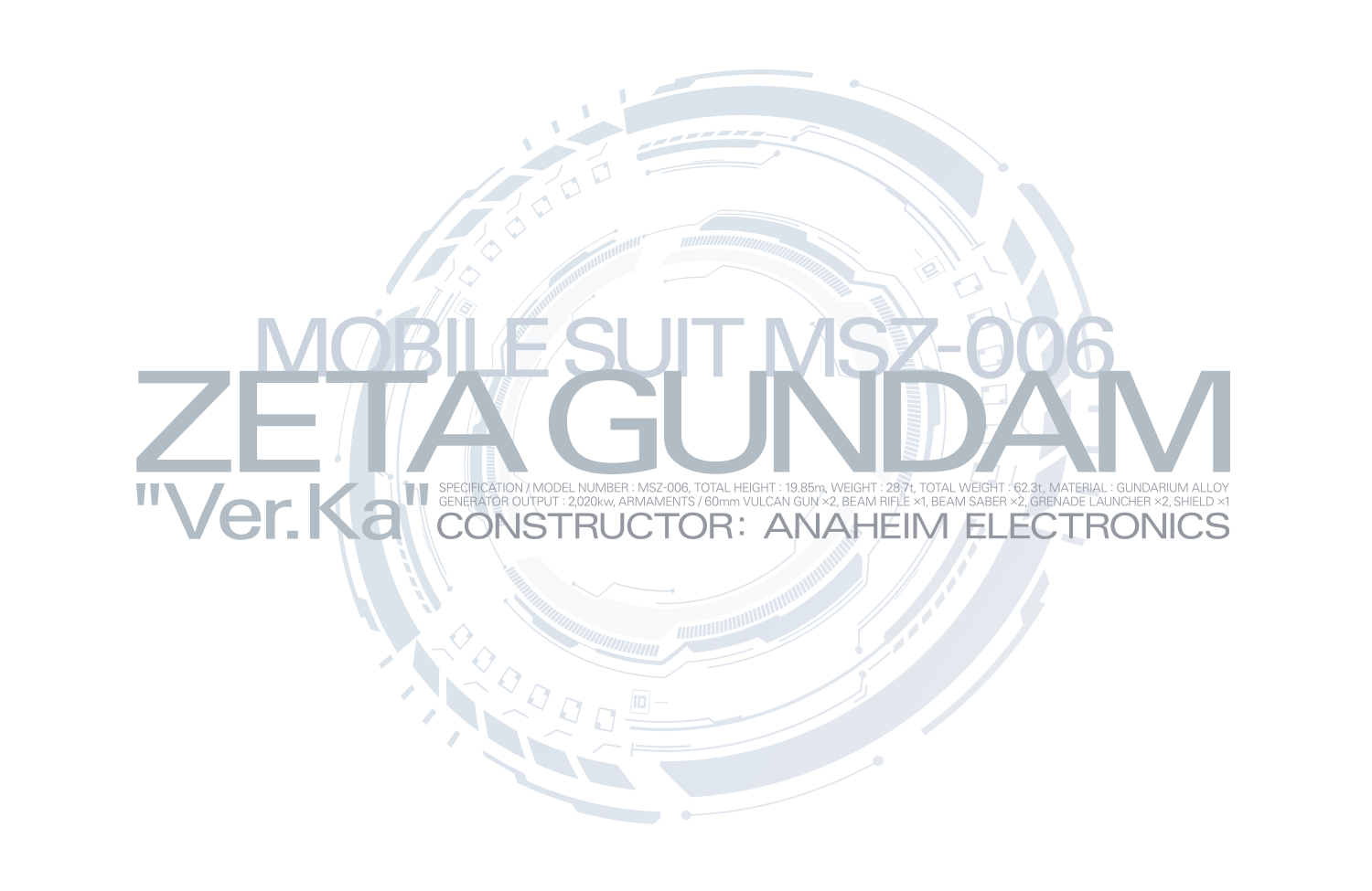 MG 1/100 Z高達 Ver.Ka