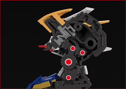 使用4軸的頭部可大幅度活動