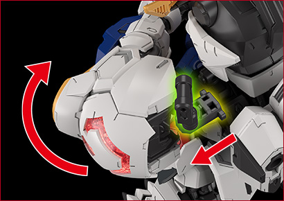 腕部和肩部的可動機關