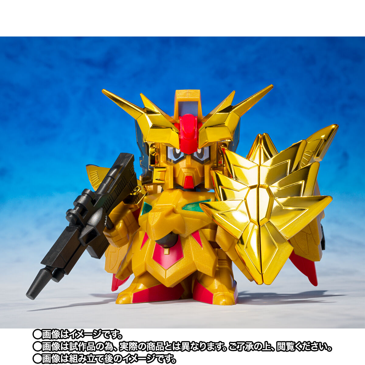 香港限定発売 元祖SDガンダム 武者ZZガンダム 金メッキ 香港限定発売